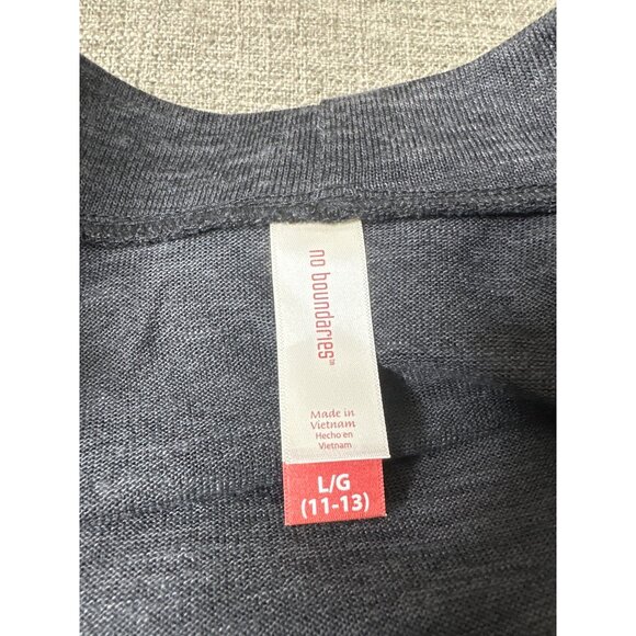 No Boundaries Womens Large Cowl Neck Shirt w/ Attached Top Lining & Belt - Picture 5 of 8